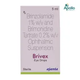 Brivex Eye Drops 5 ml, Pack of 1 EYE DROPS