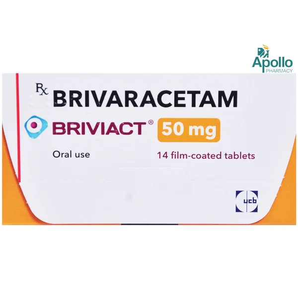 Briviact 50 mg Tablet 14's
