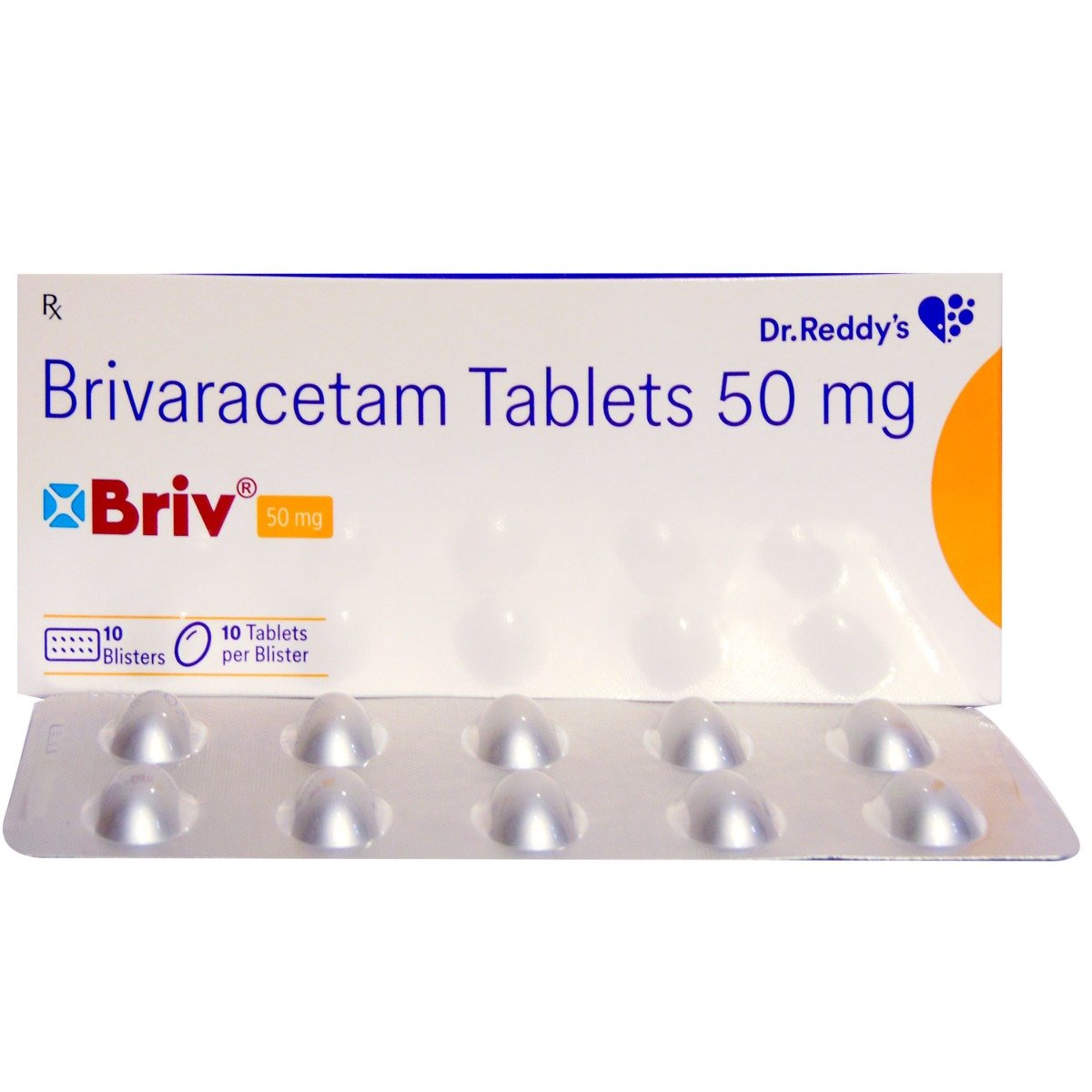 Briv 50 mg Tablet 10's, Pack of 10 TabletS Briv 50 mg Tablet 10's, Pack of 10 TabletS