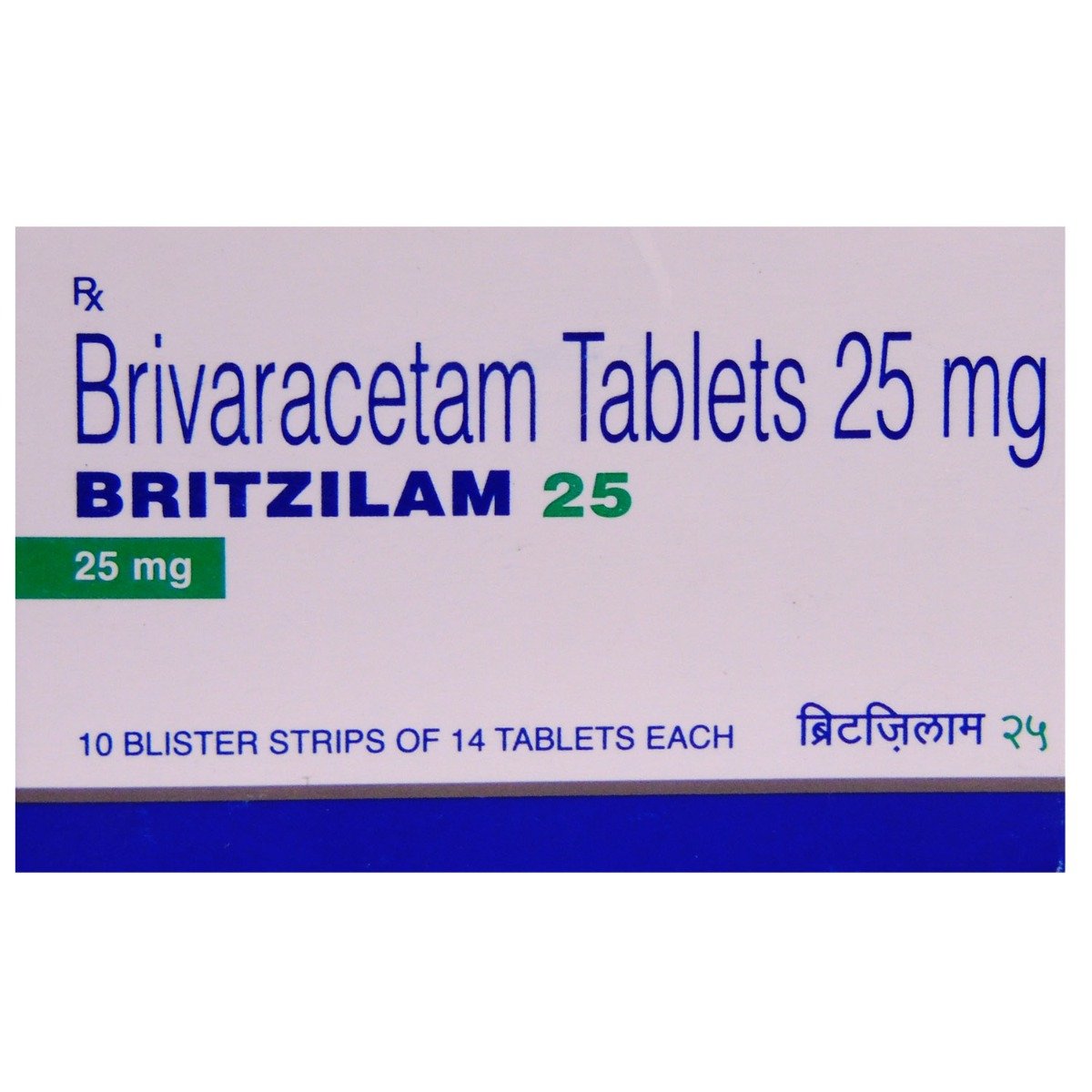Buy Britzilam 25 Tablet 14's Online