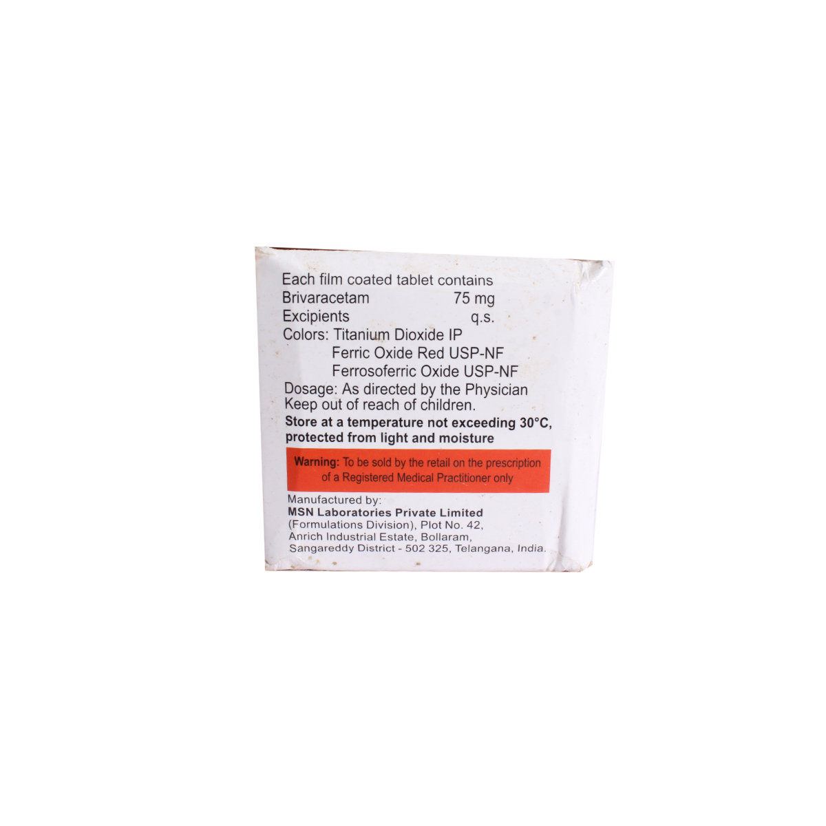 Bricet 75 Tablet 10's, Pack of 10 TABLETS Bricet 75 Tablet 10's, Pack of 10 TABLETS