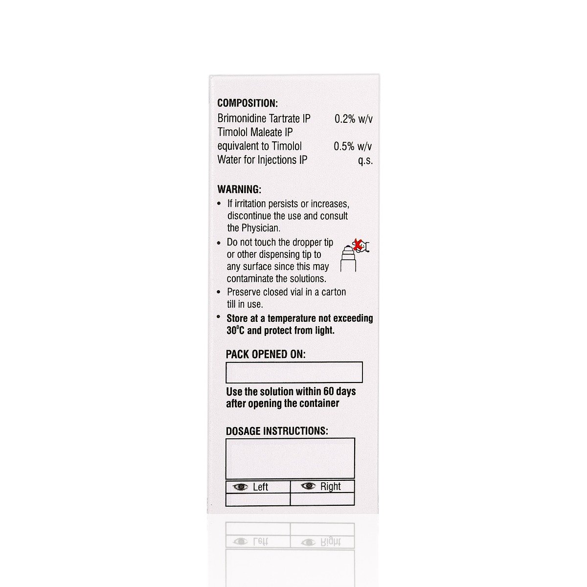 Brimoeye-T Drop 10 ml, Pack of 1 EYE DROPS Brimoeye-T Drop 10 ml, Pack of 1 EYE DROPS