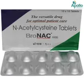 Bronac 600 Tablet 10's, Pack of 10 TABLETS