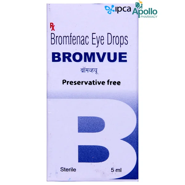 Bromvue Eye Drops 5 ml, Pack of 1 EYE DROPS
