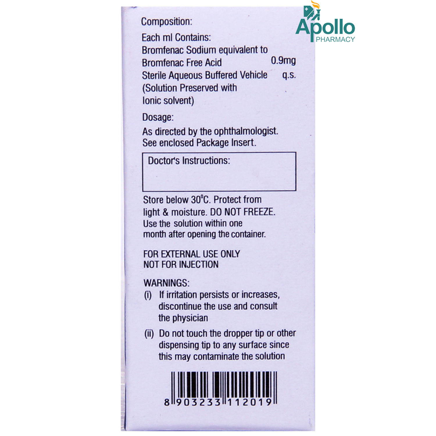 Bromvue Eye Drops 5 ml, Pack of 1 EYE DROPS Bromvue Eye Drops 5 ml, Pack of 1 EYE DROPS