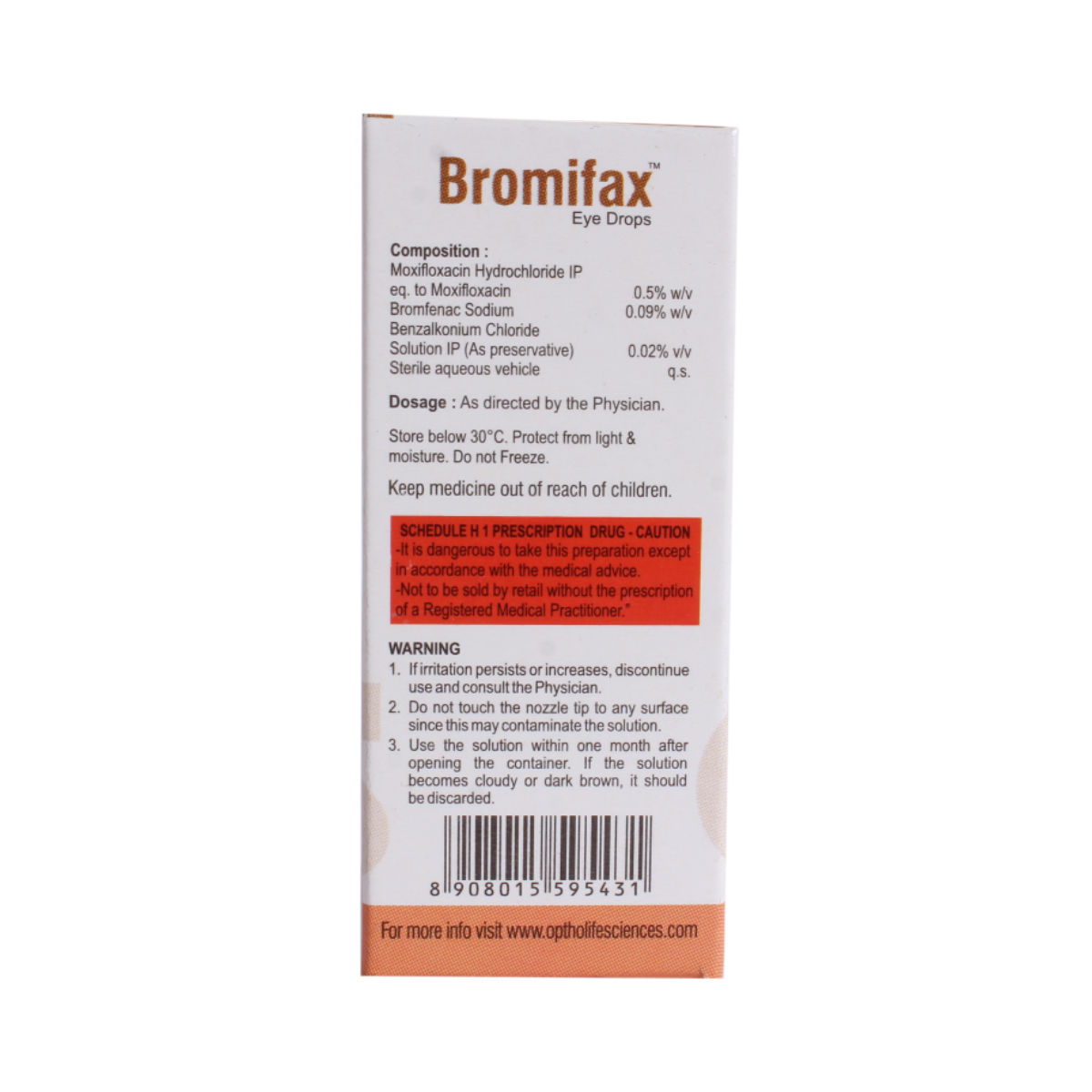 Bromifax Eye Drops 5Ml, Pack of 1 EYE DROPS