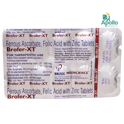 Brofer-XT Tablet 10's, Pack of 10 TabletS