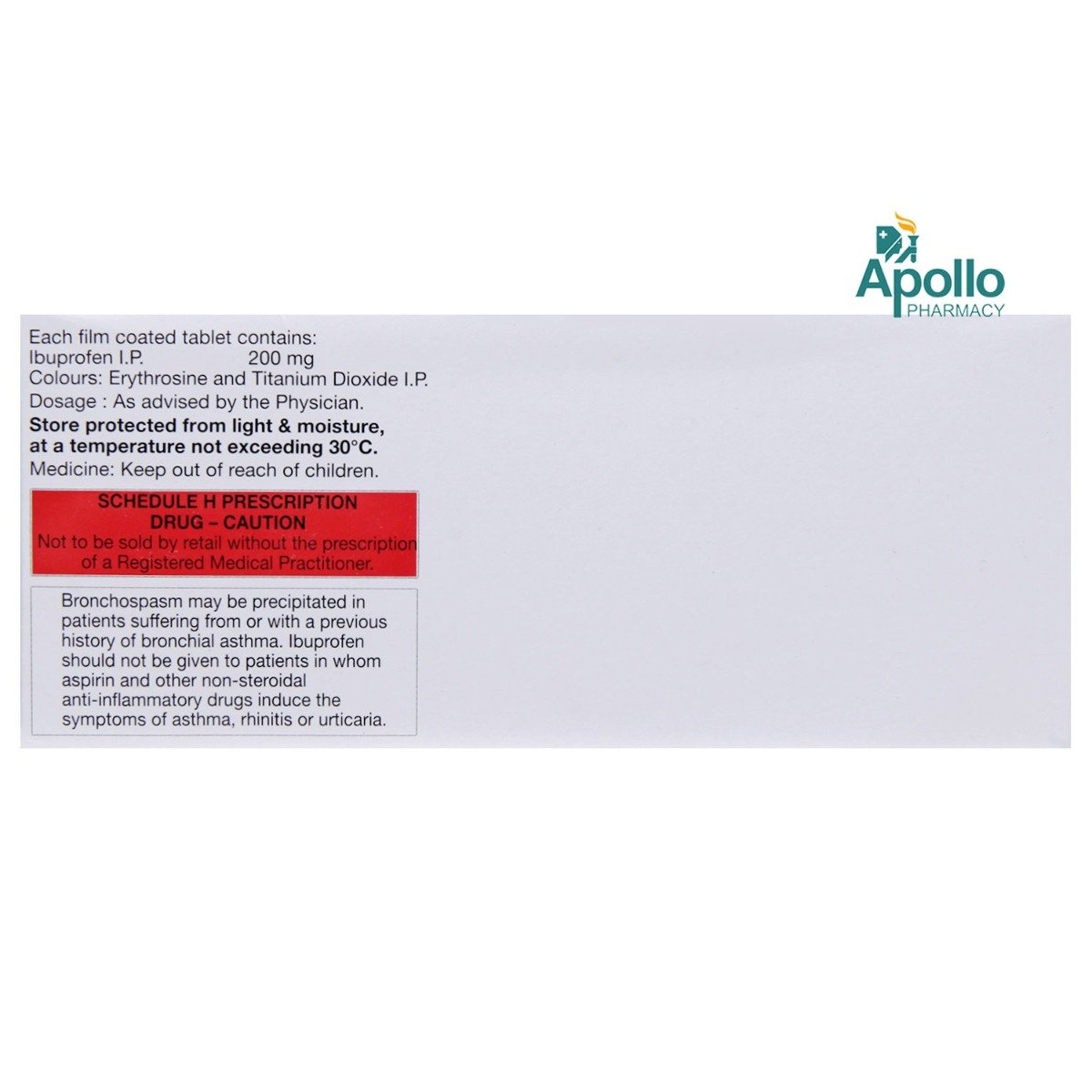 Brufen 200 Tablet 15's, Pack of 15 TABLETS Brufen 200 Tablet 15's, Pack of 15 TABLETS