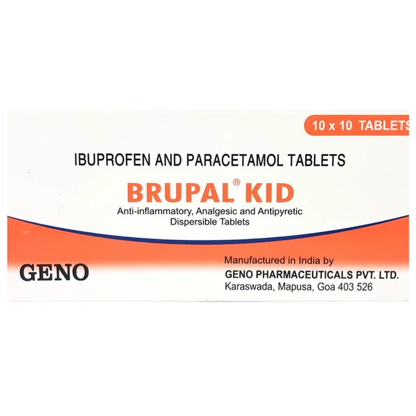 Brupal Kid Tablet 10's, Pack of 10 TabletS