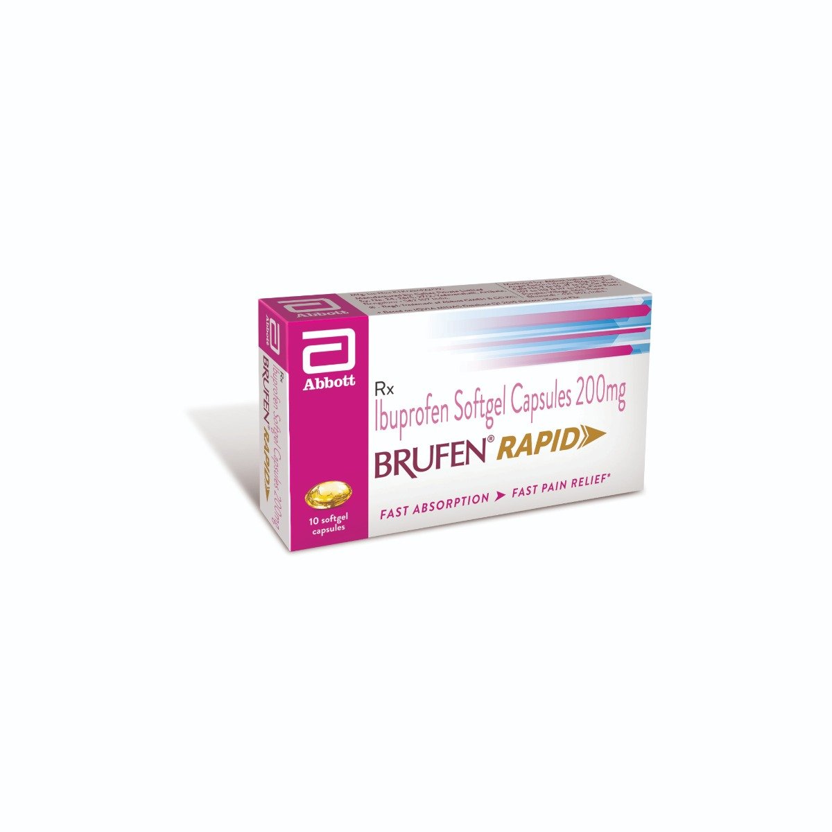 Brufen Rapid 200 mg, 10 Capsules, Pack of 10 CapsuleS Brufen Rapid 200 mg, 10 Capsules, Pack of 10 CapsuleS