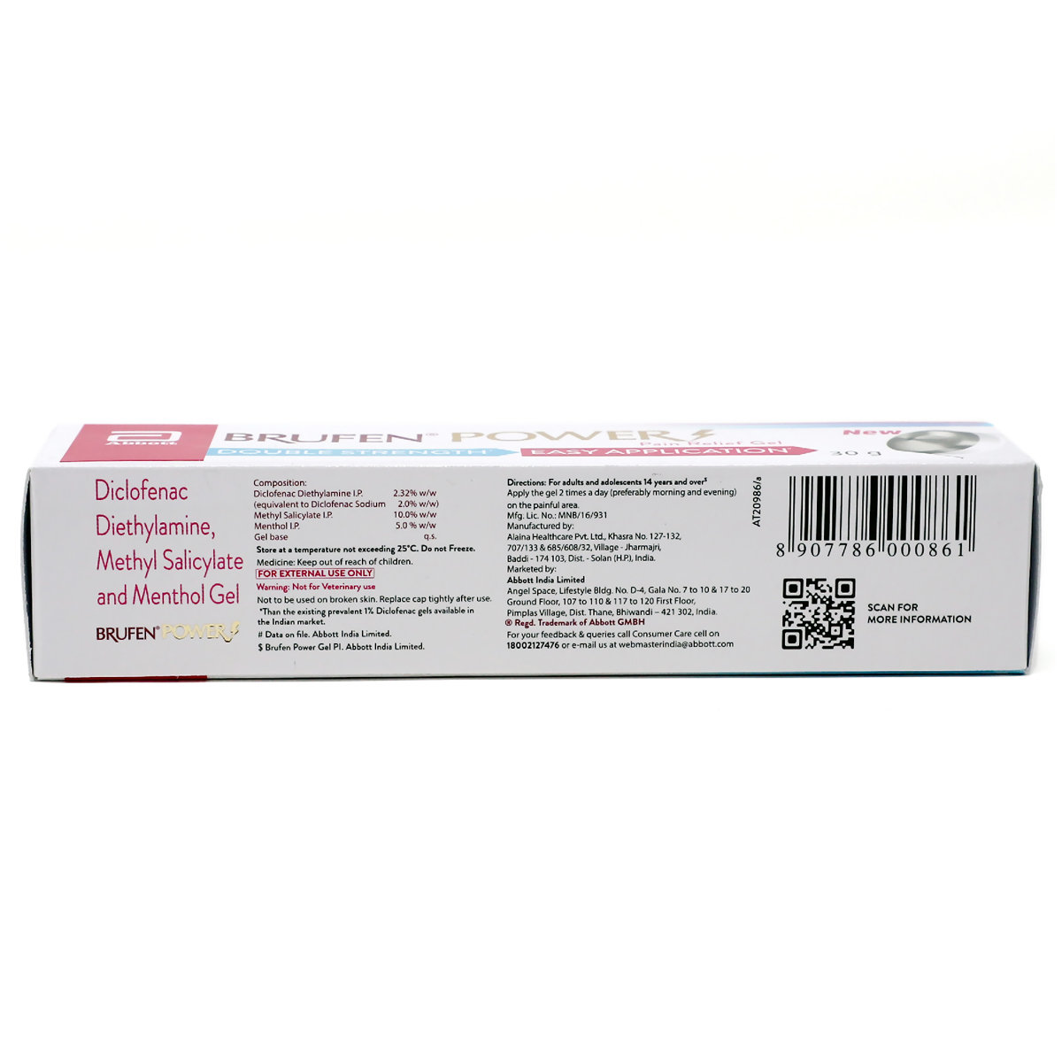 Brufen Power New Pain Relief Gel, 30 gm, Pack of 1 Injection Brufen Power New Pain Relief Gel, 30 gm, Pack of 1 Injection