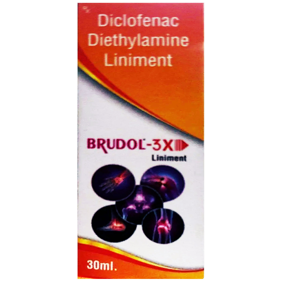 Brudol-3X Liniment 30 ml, Pack of 1 Brudol-3X Liniment 30 ml, Pack of 1