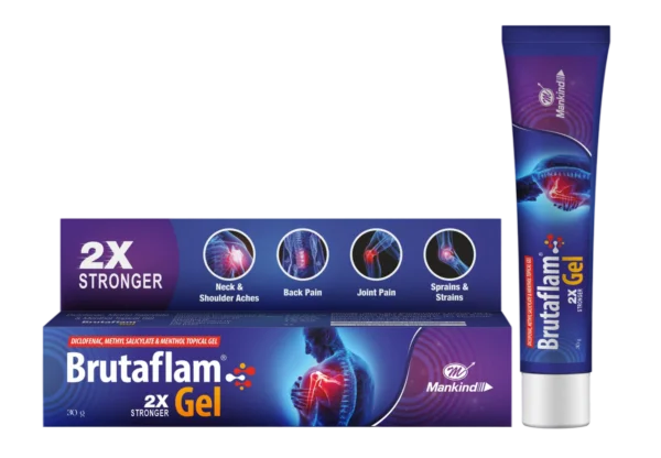 Brutaflam 2X Stronger Gel 30 gm, Pack of 1 GEL