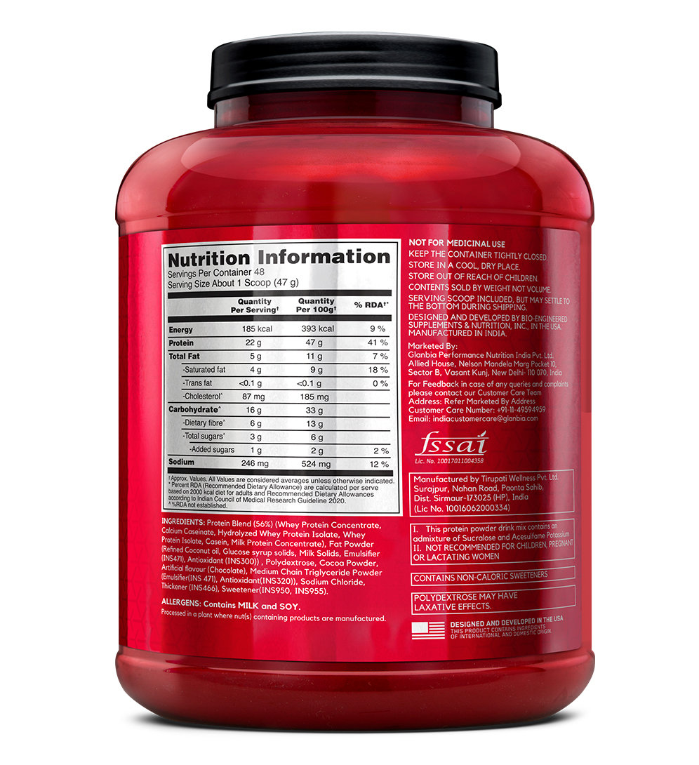 BSN Syntha-6 Chocolate Milkshake Flavour Powder, 2.27 kg, Pack of 1 BSN Syntha-6 Chocolate Milkshake Flavour Powder, 2.27 kg, Pack of 1