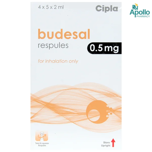 Budesal 0.5 mg Respules 5 x 2 ml, Pack of 1 RESPULE