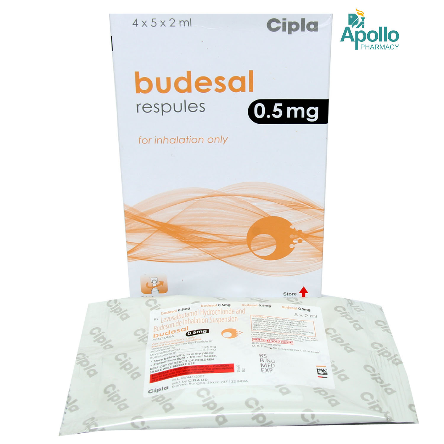 Budesal 0.5 mg Respules 5 x 2 ml, Pack of 1 RESPULE Budesal 0.5 mg Respules 5 x 2 ml, Pack of 1 RESPULE