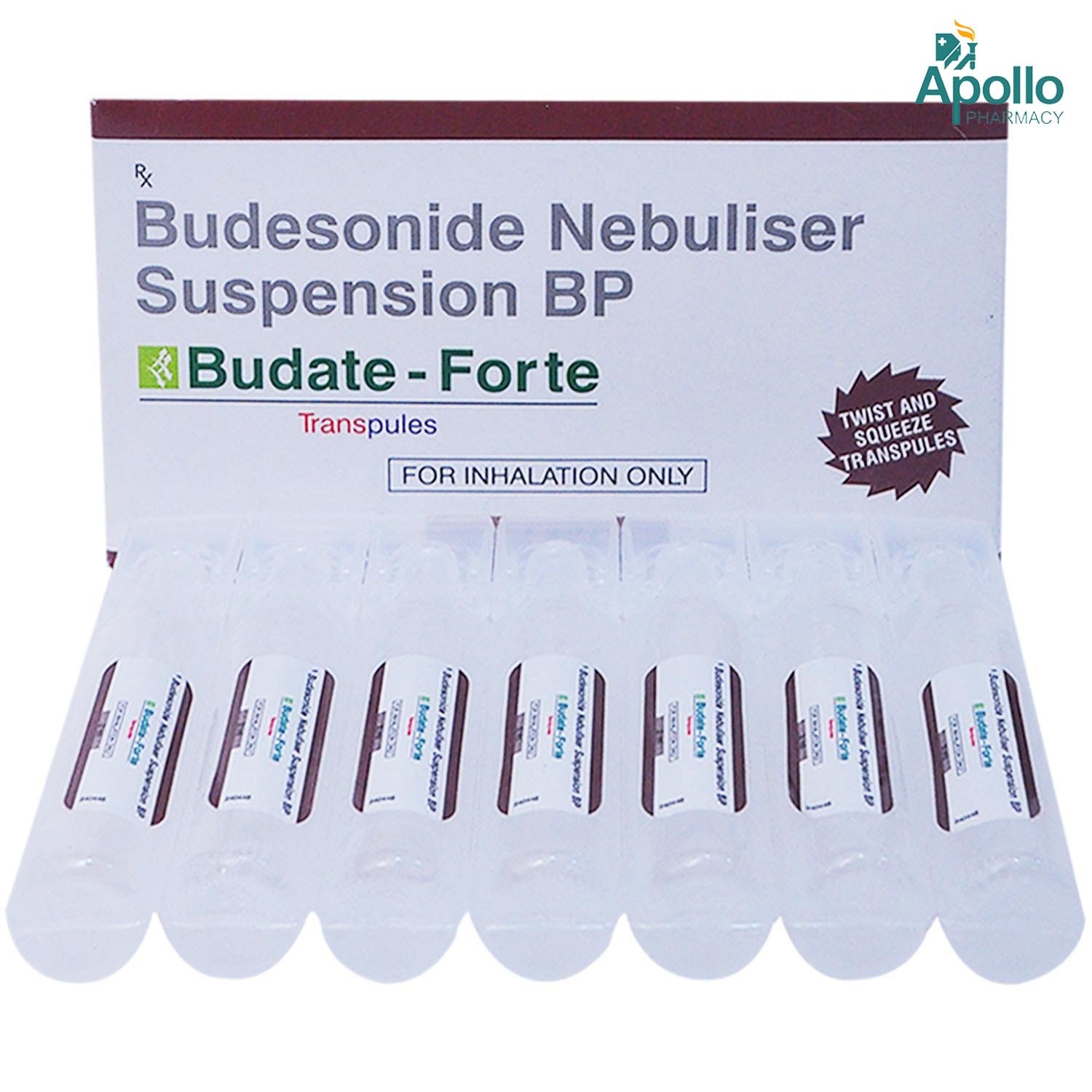 Budate Forte Transpules 7X2 ml, Pack of 1 LIQUID Budate Forte Transpules 7X2 ml, Pack of 1 LIQUID