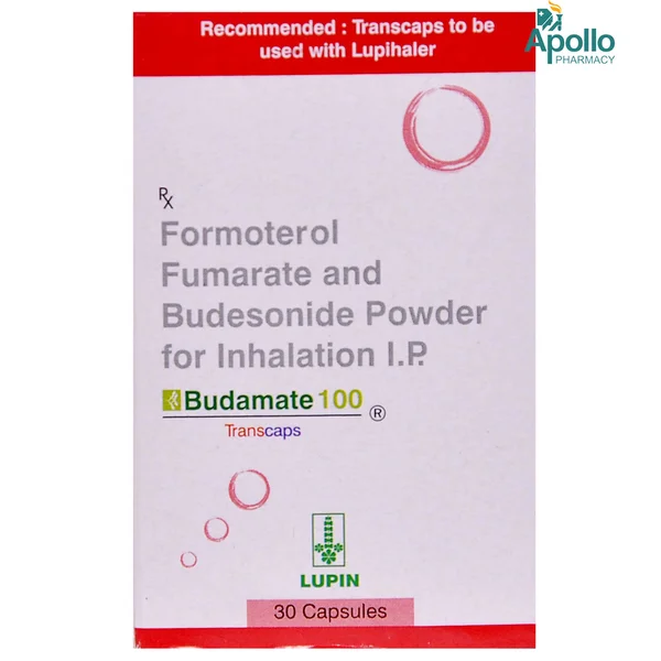 Budamate 100 Transcaps 30's