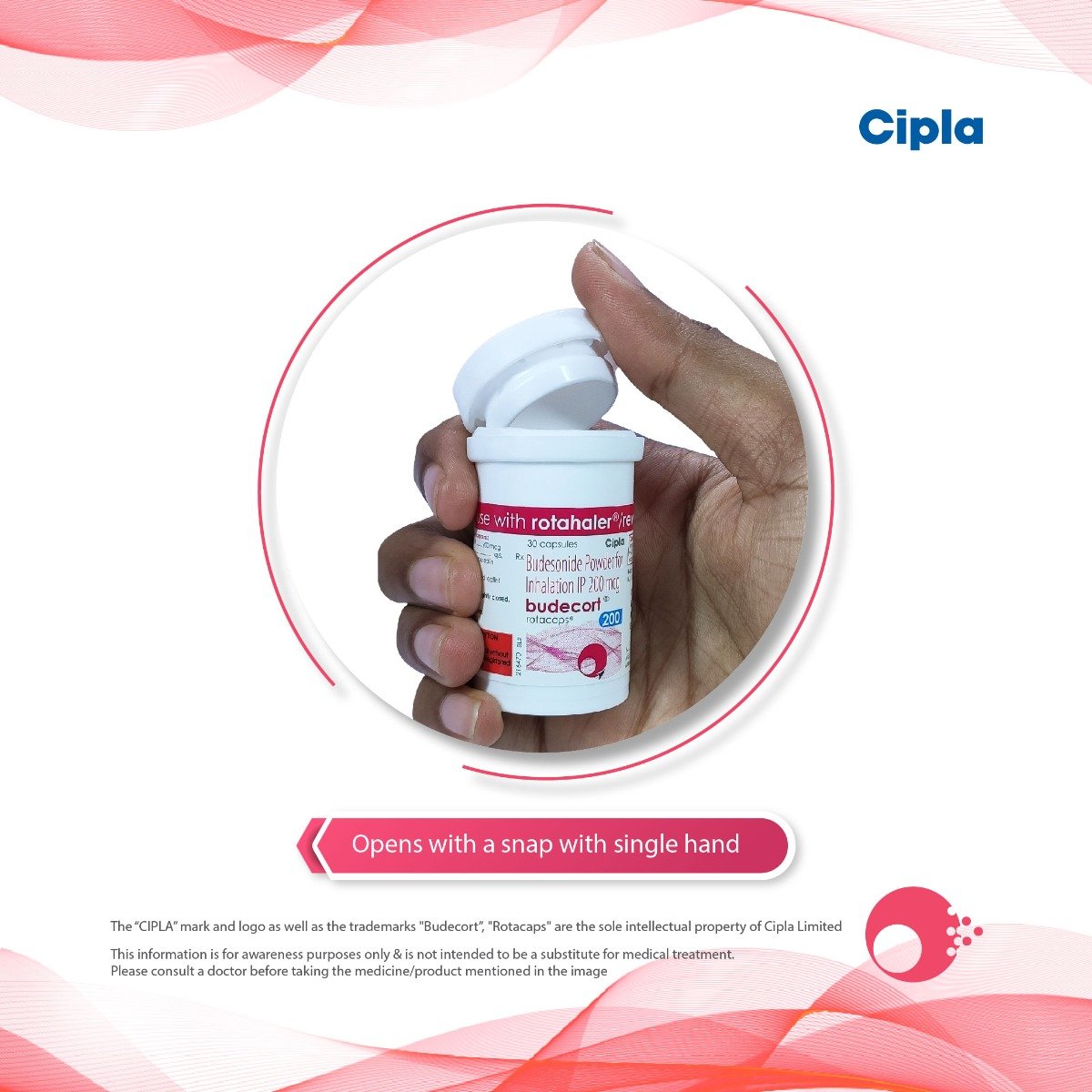 Budecort 200 Rotacaps 30's, Pack of 1 CAPSULE Budecort 200 Rotacaps 30's, Pack of 1 CAPSULE