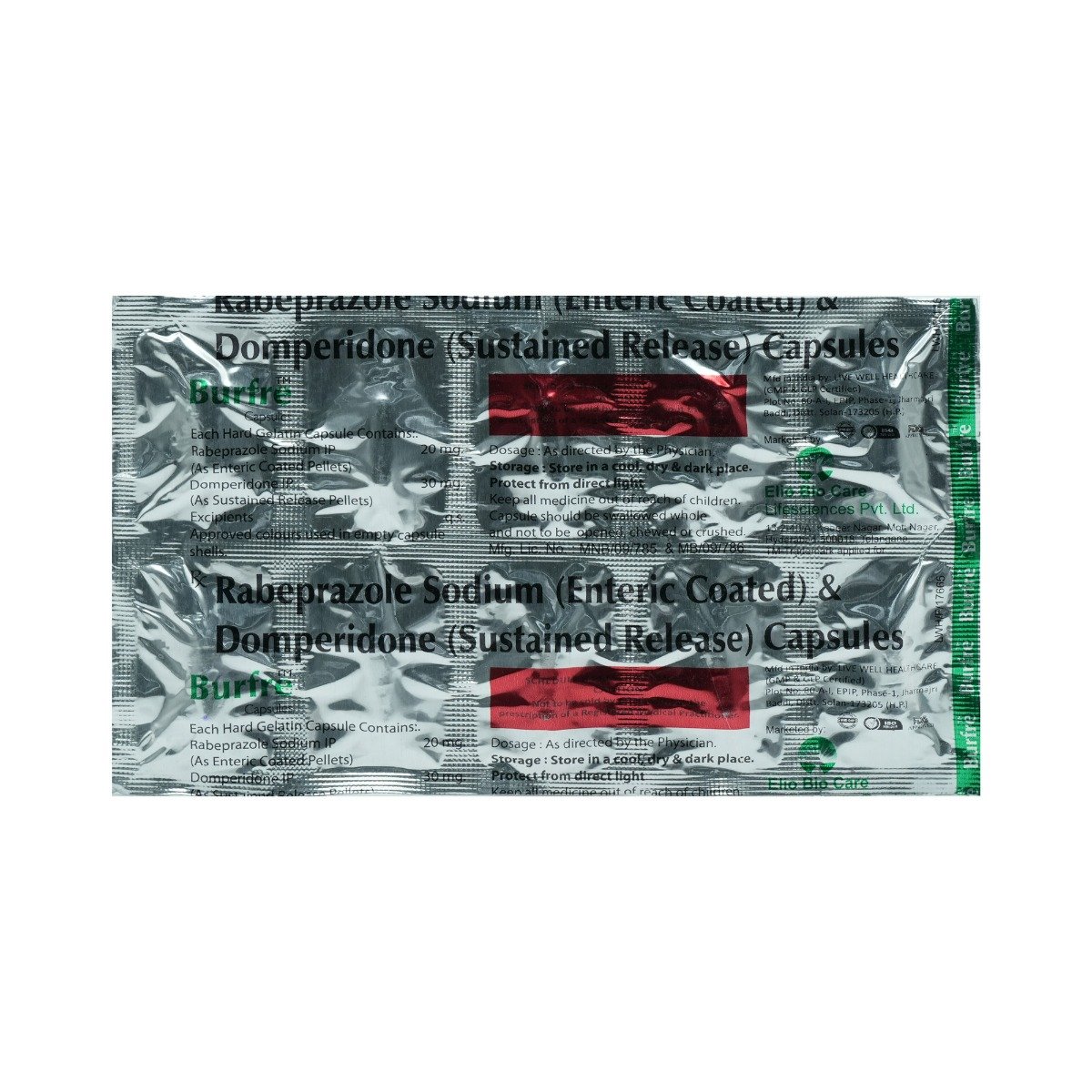 Burfre Capsule 10's, Pack of 10 CapsuleS Burfre Capsule 10's, Pack of 10 CapsuleS