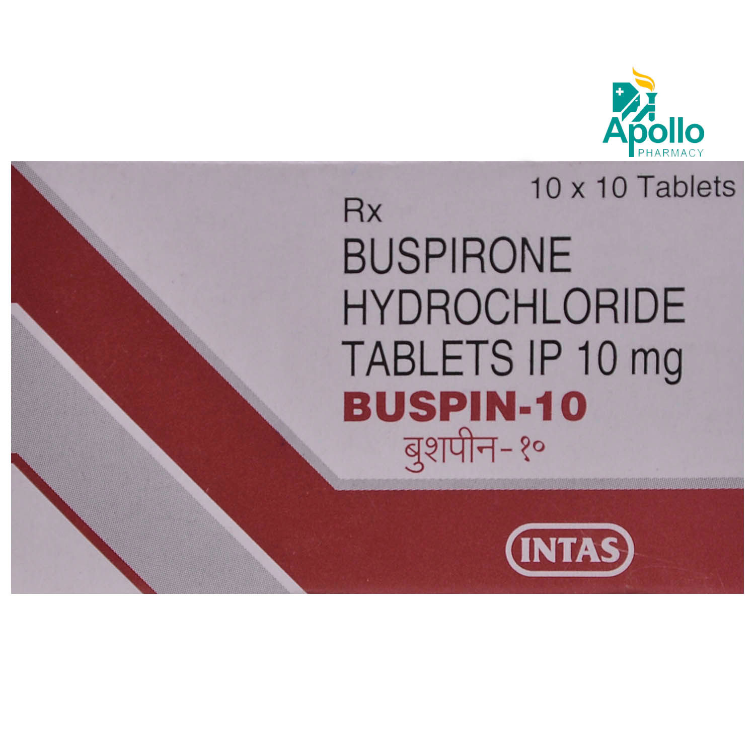 Buy Buspin-10 Tablet 10's Online