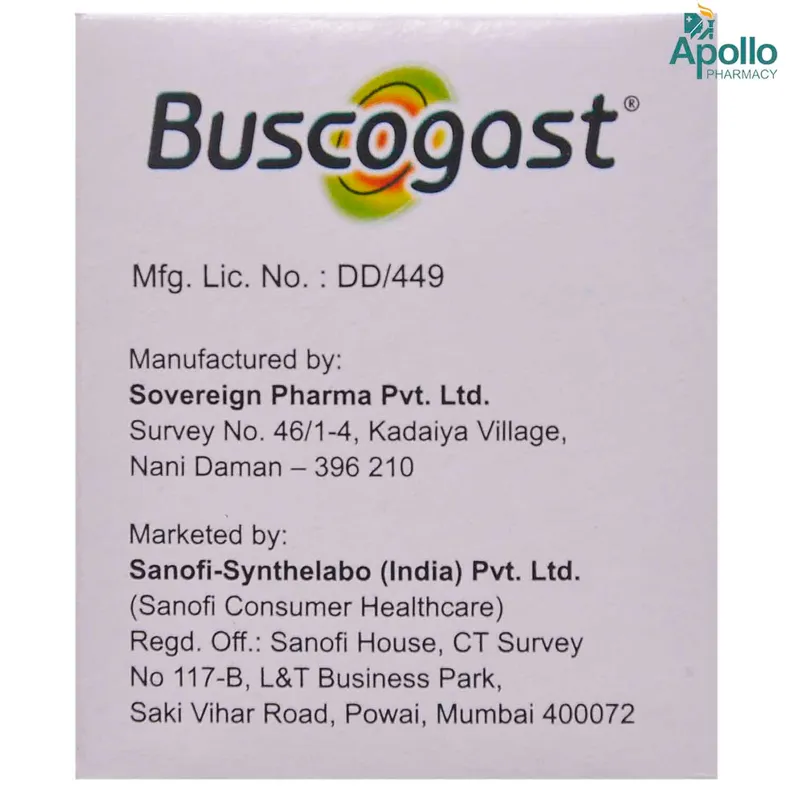 Buy Buscogast Injection 1 ml online | Uses, Side Effects, Price and ...