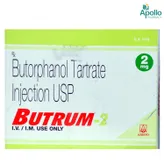 Butrum 2 mg Injection 1's, Pack of 1 Injection
