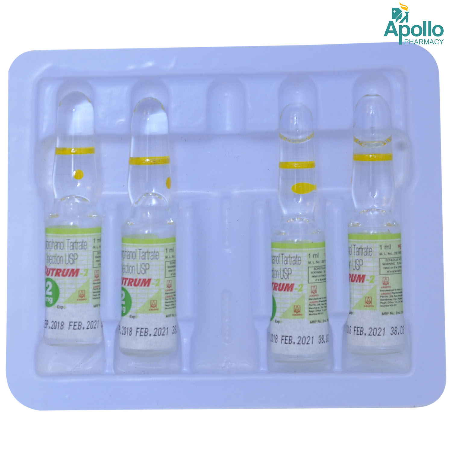 Butrum 2 mg Injection 1's, Pack of 1 Injection Butrum 2 mg Injection 1's, Pack of 1 Injection