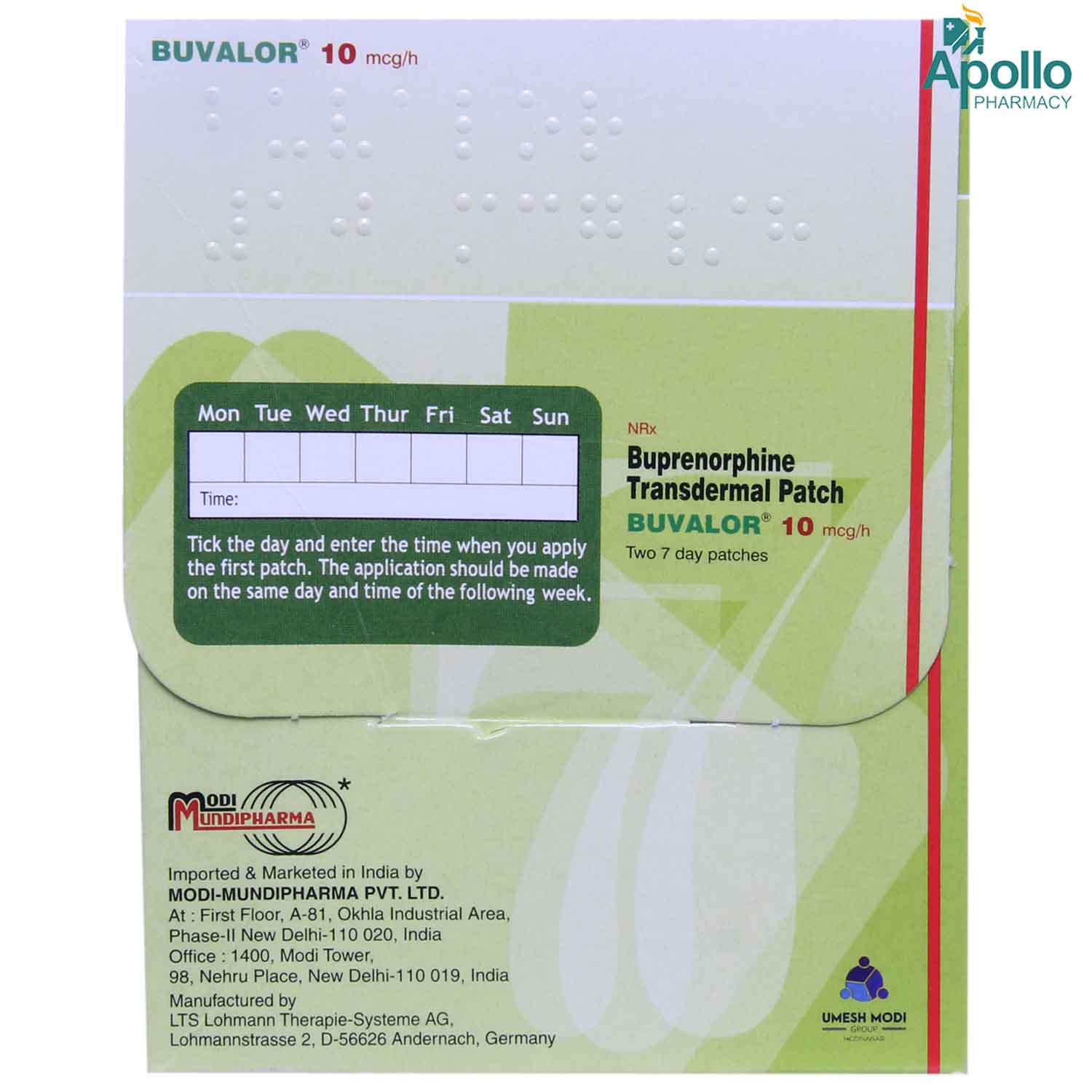 Buvalor 10mcg H Injection 2's, Pack of 1 PATCH Buvalor 10mcg H Injection 2's, Pack of 1 PATCH