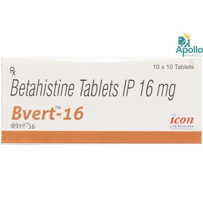 Bvert 16 Tablet 10's, Pack of 10 TABLETS