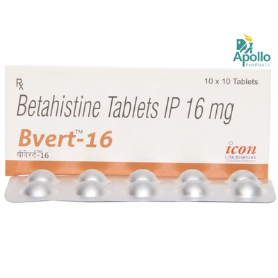 Bvert 16 Tablet 10's, Pack of 10 TABLETS