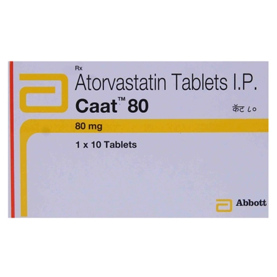 CAAT 80MG TABLET, Pack of 10 TABLETS