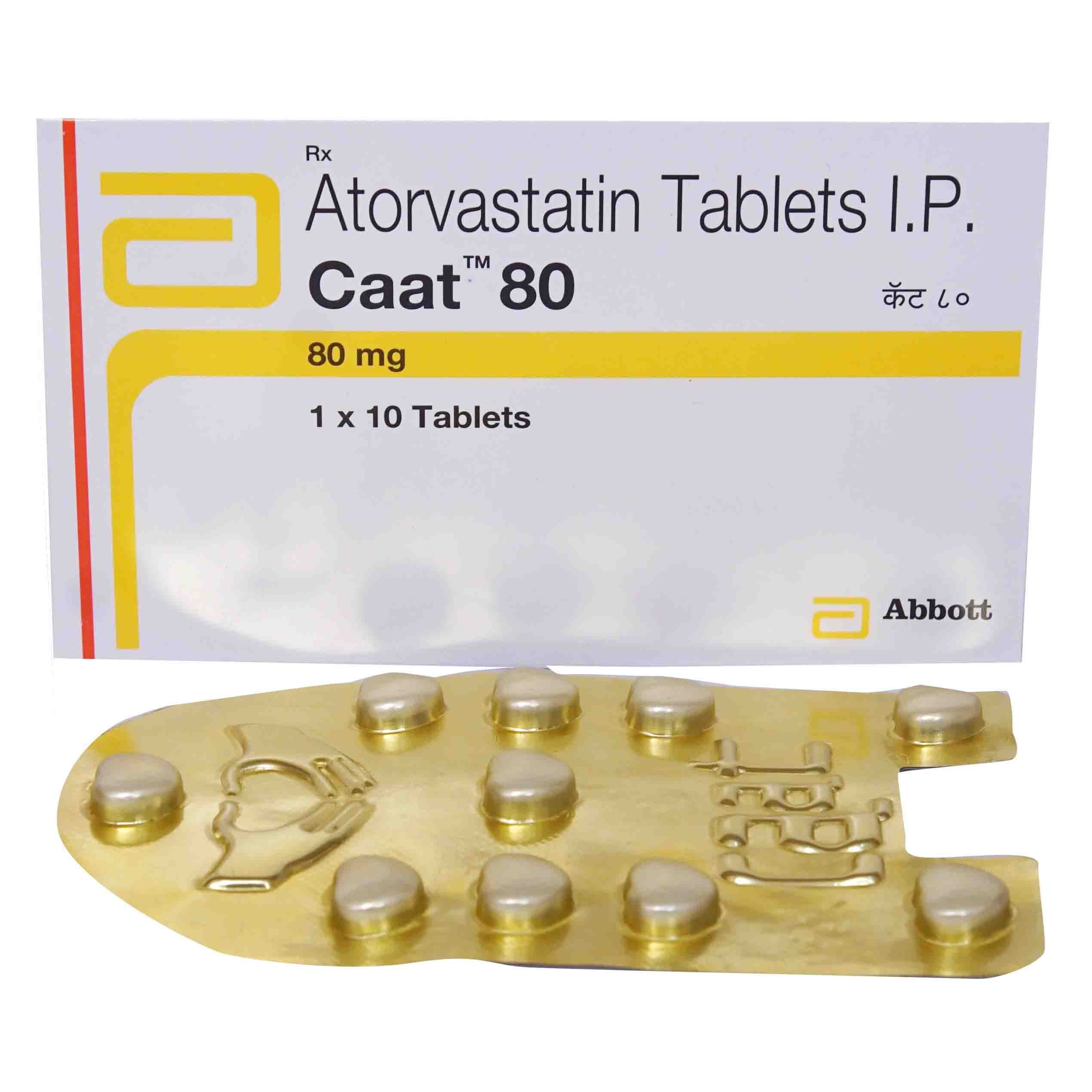 CAAT 80MG TABLET, Pack of 10 TABLETS CAAT 80MG TABLET, Pack of 10 TABLETS