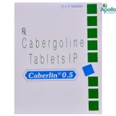 Caberlin 0.5 Tablet 4's, Pack of 4 TABLETS