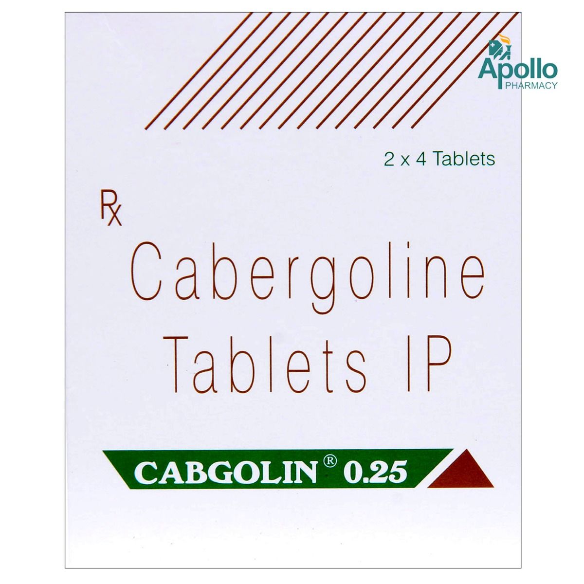 Buy Cabgolin 0.25 Tablet 4's Online
