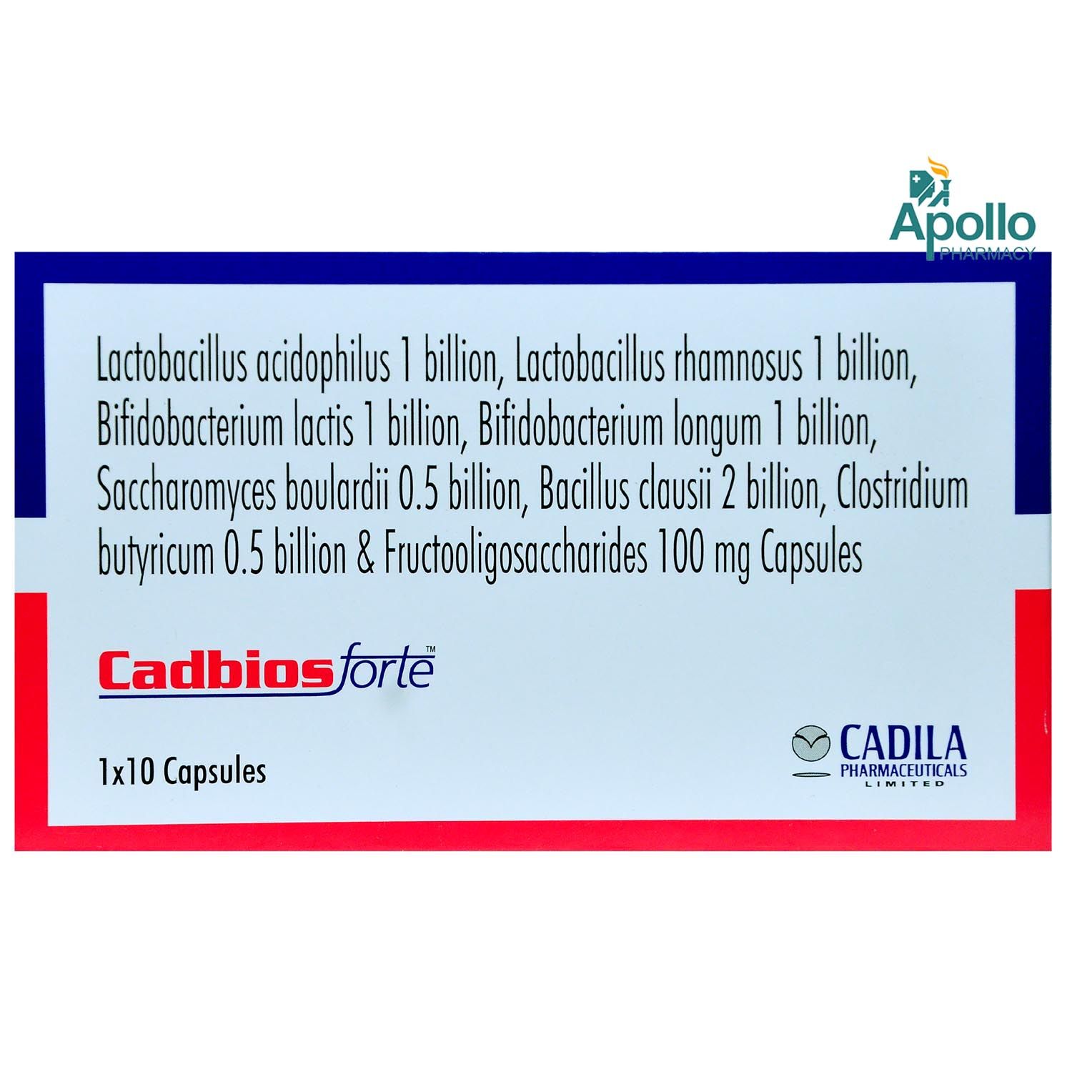 Buy Cadbios Forte Capsule 10's Online