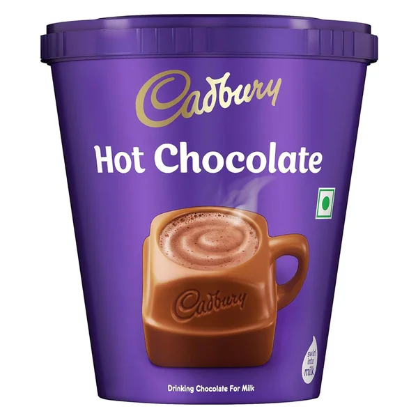 Cadbury Hot Chocolate Drink Powder Mix, 200 gm