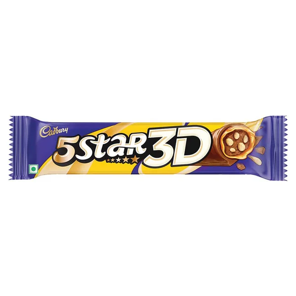 Cadbury 5 Star 3D Chocolate Bar, 42 gm, Pack of 1