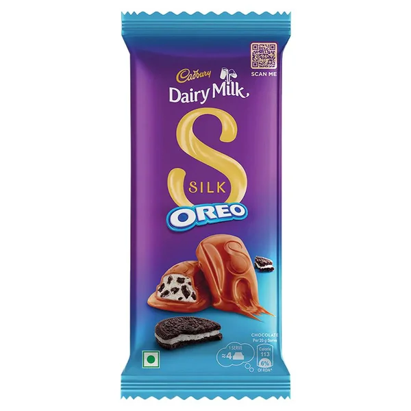 Cadbury Dairy Milk Silk Oreo Chocolate, 60 gm