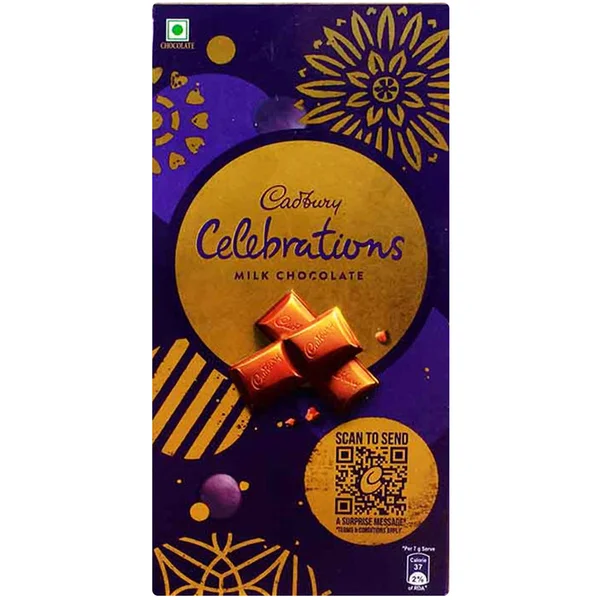 Cadbury Celebrations Milk Chocolate, 182 gm