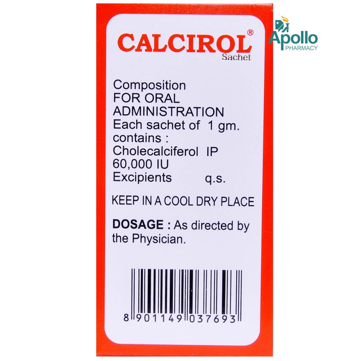 Calcirol Sachet 1 gm, Pack of 1 Calcirol Sachet 1 gm, Pack of 1
