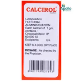 Calcirol Sachet 1 gm, Pack of 1 GRANULES