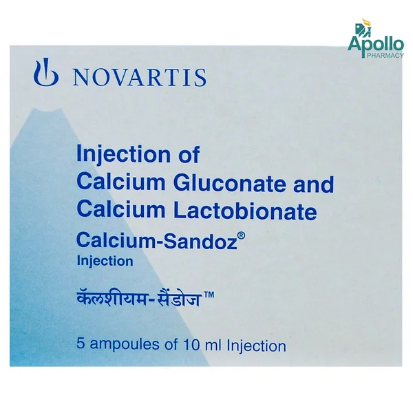 Calcium-Sandoz Injection 10 ml
