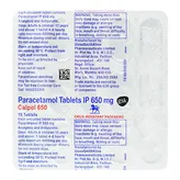 Calpol 650 mg Tablet 15's, Pack of 15 TABLETS