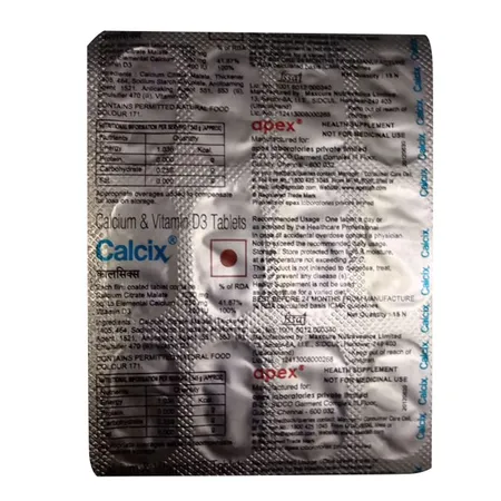 Calcix Tablet 15's