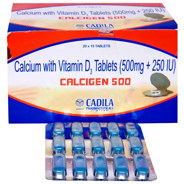 Calcigen 500 Tablet 15's