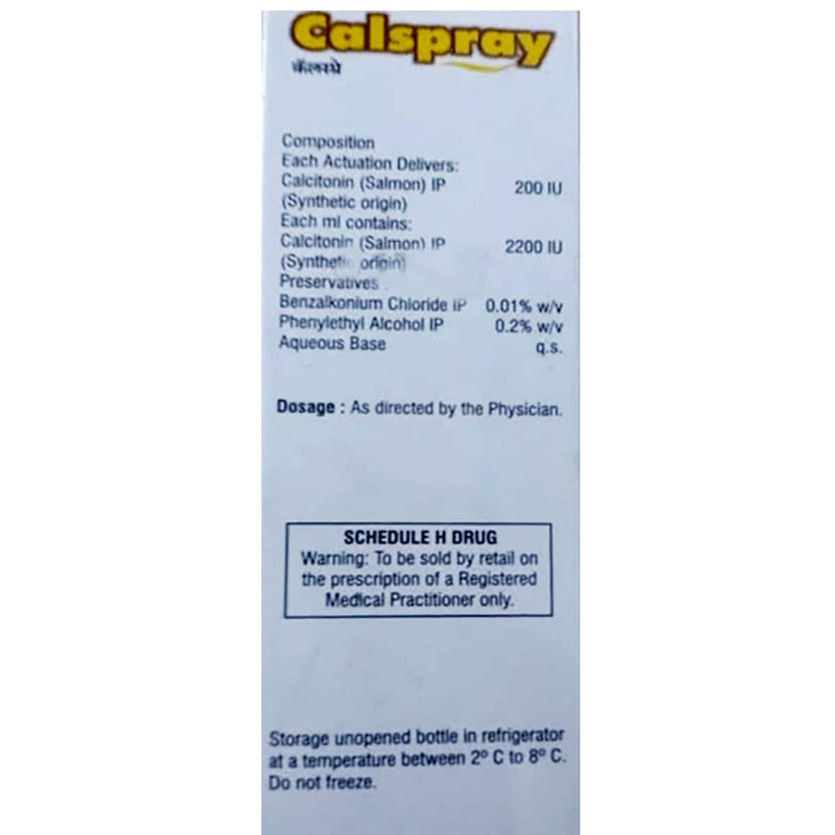 Calspray Nasal Solution 3.7 ml, Pack of 1 NASAL SOLUTION