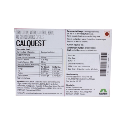 Calquest Capsule 15's, Pack of 15