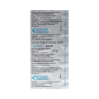 Calcor CT Tablet 10's, Pack of 10 TabletS