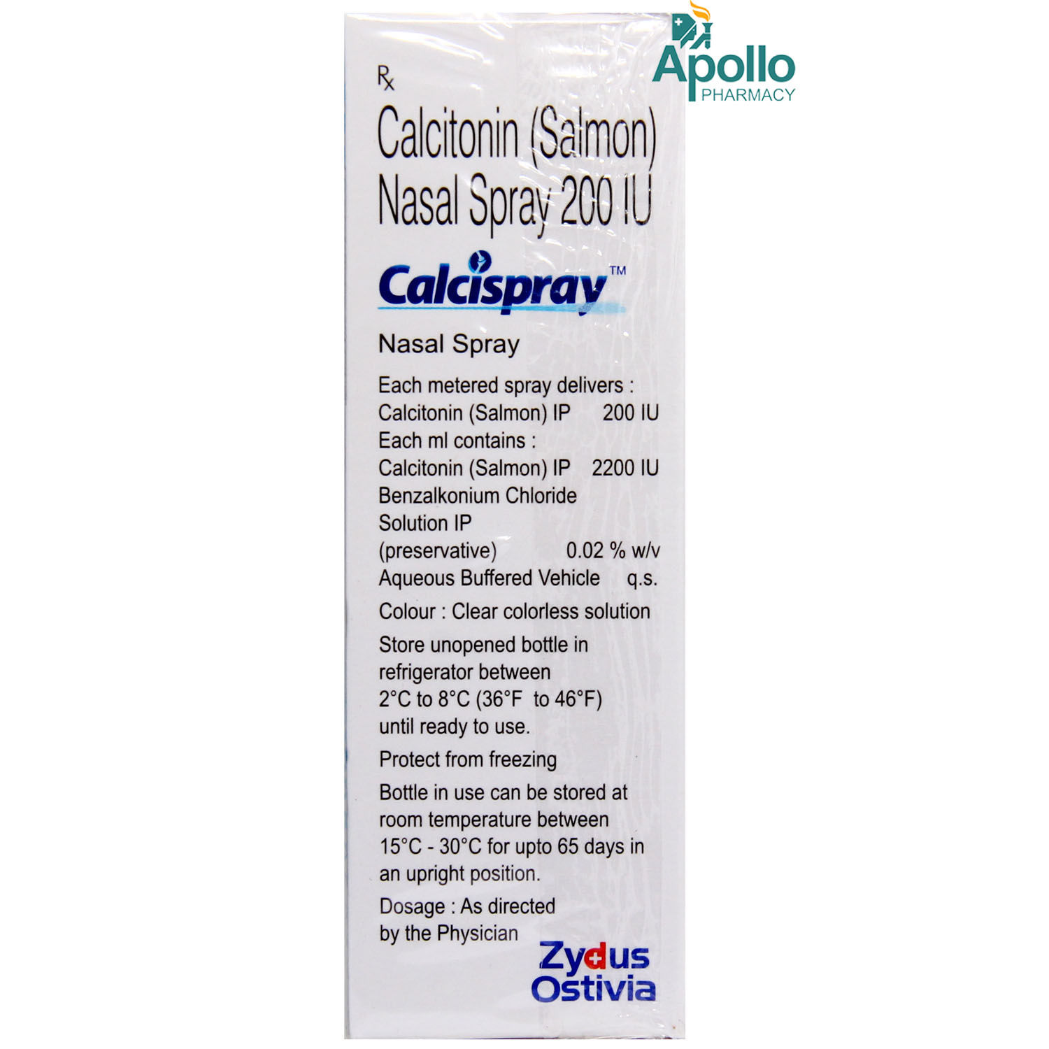 Calcispray Nasal Spray 6.5 ml, Pack of 1 NASAL SPRAY